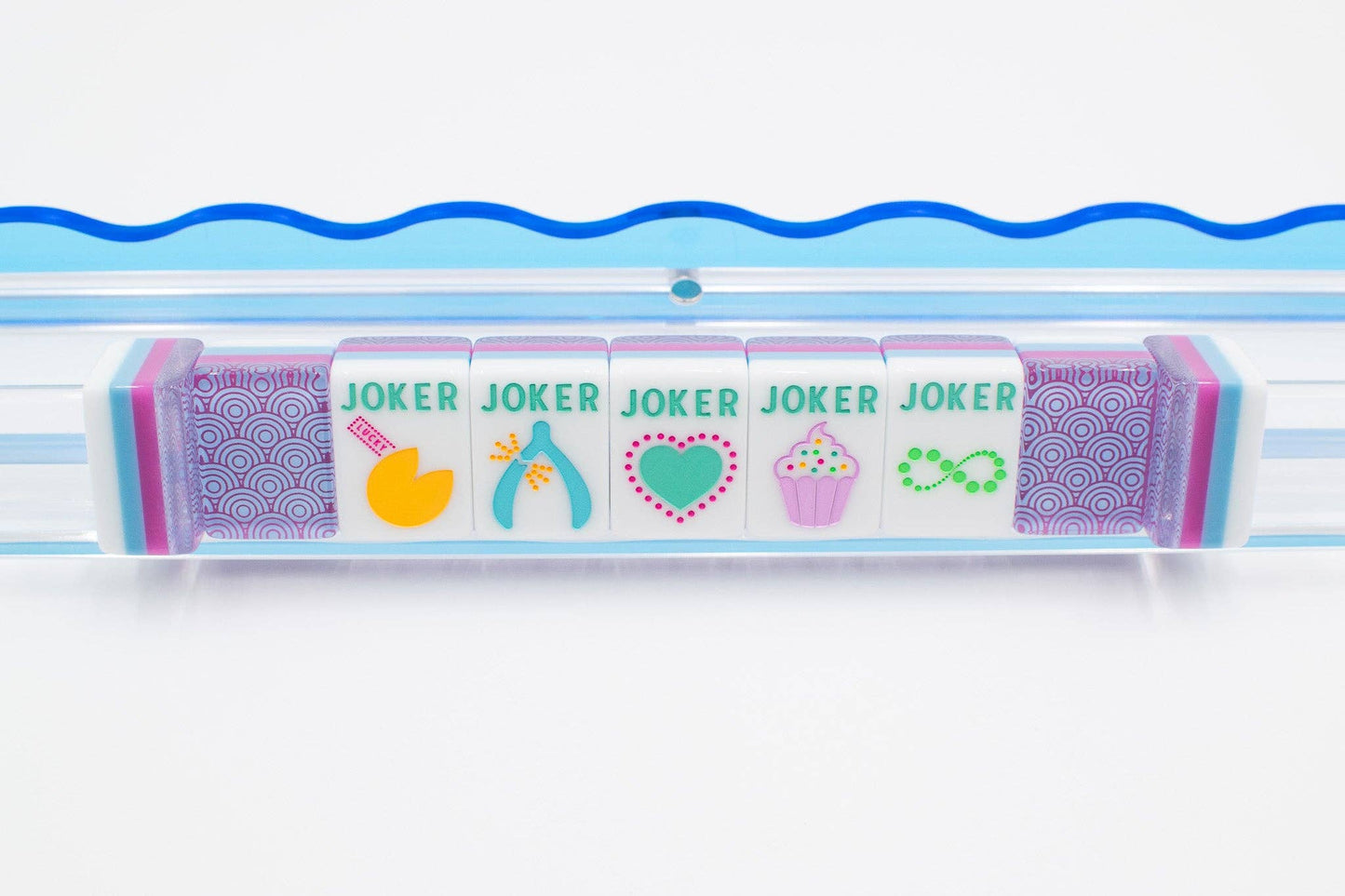 Crystal Confetti Purple | Mahjong with a Sprinkle of Color
