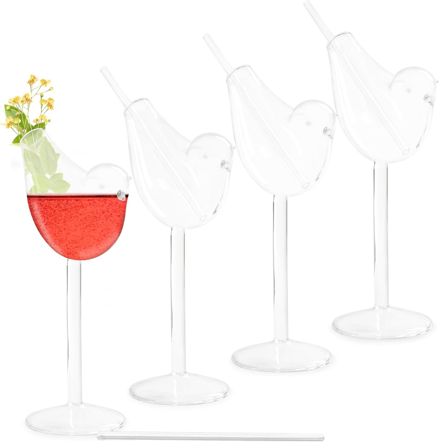 Cheers Bird Bam cocktail glasses (set of 4)