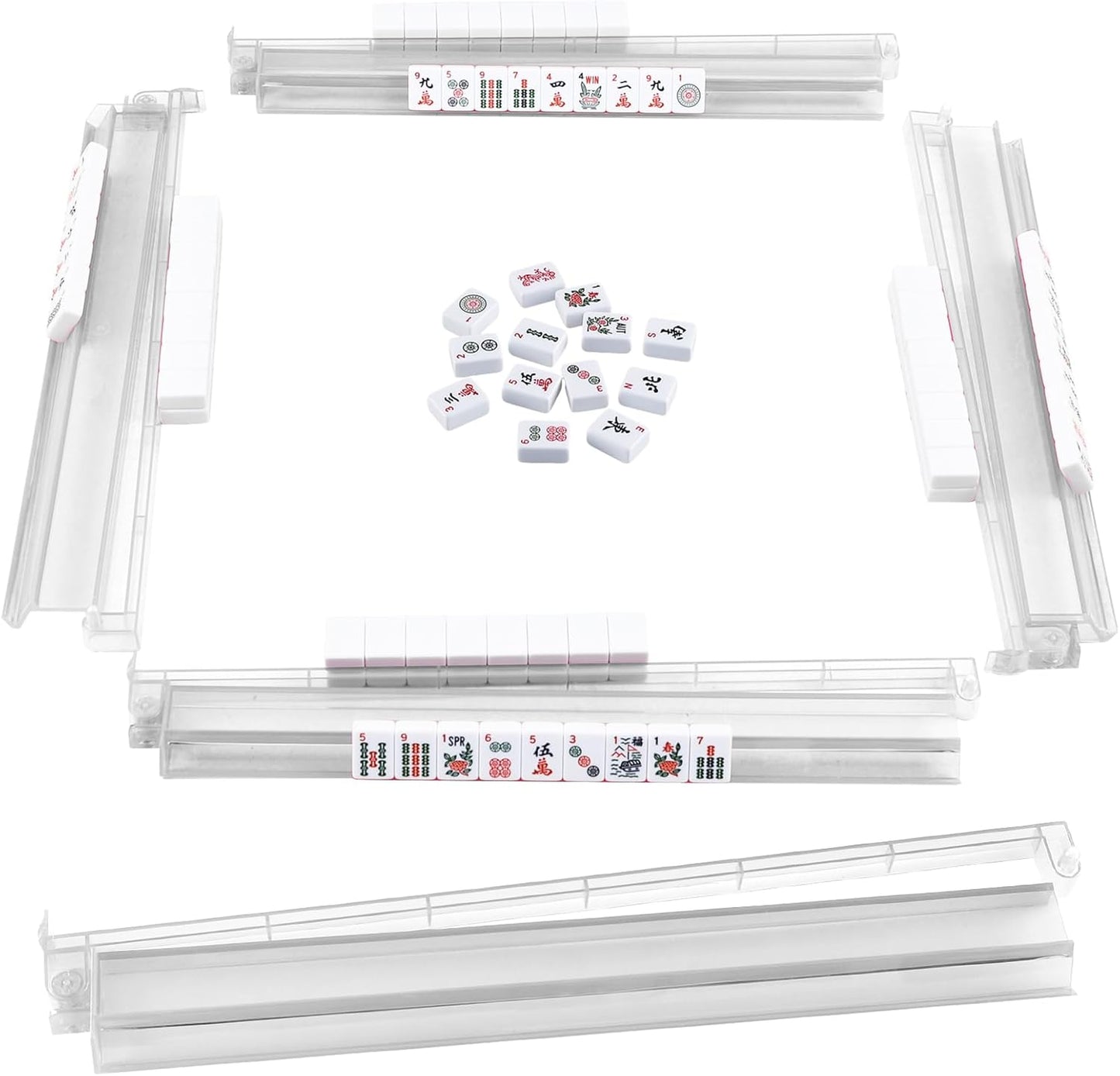 MAHJONG RACKS - clear