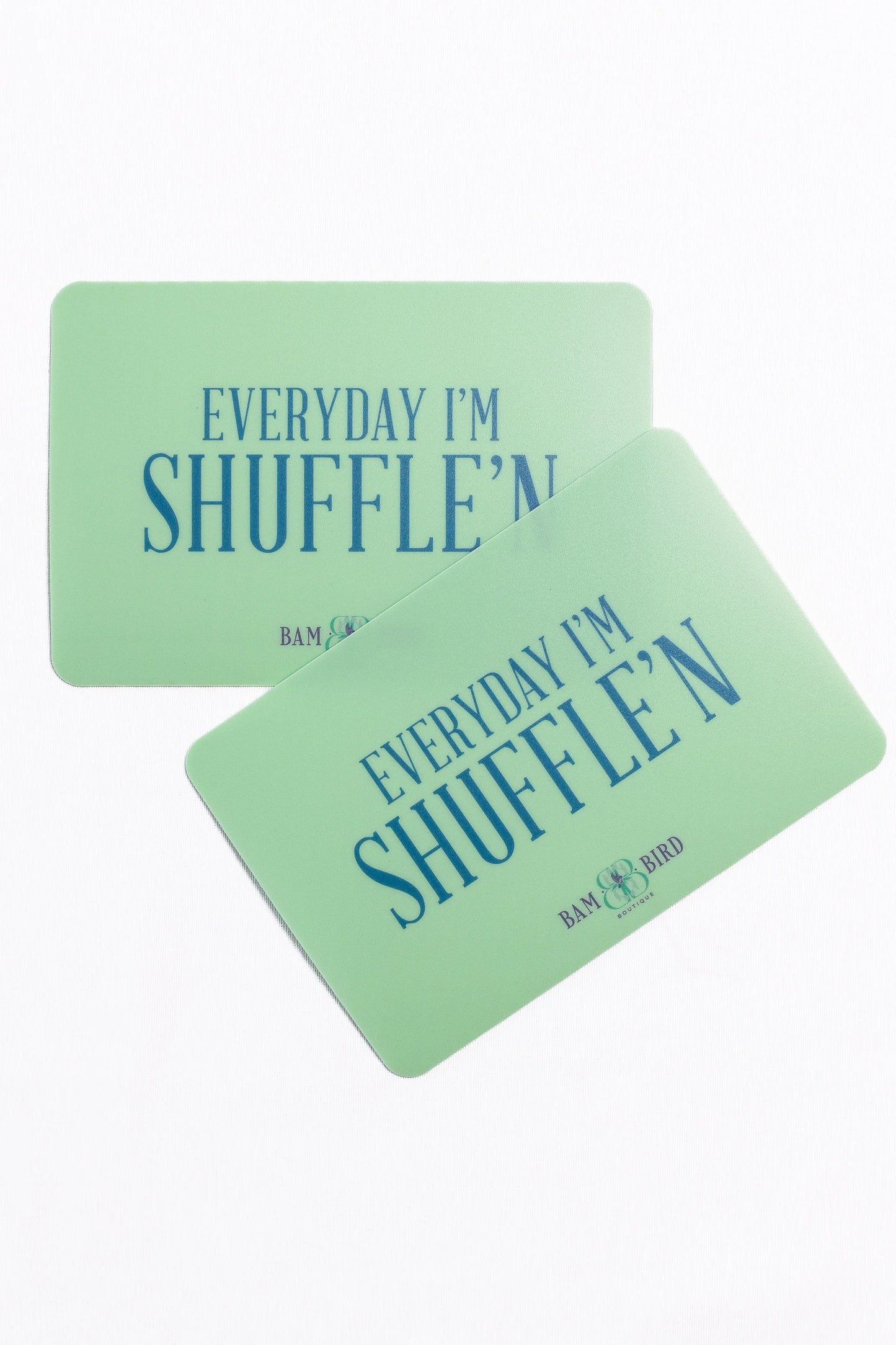 Bam Bird Boutique Shufflers- Mint Green