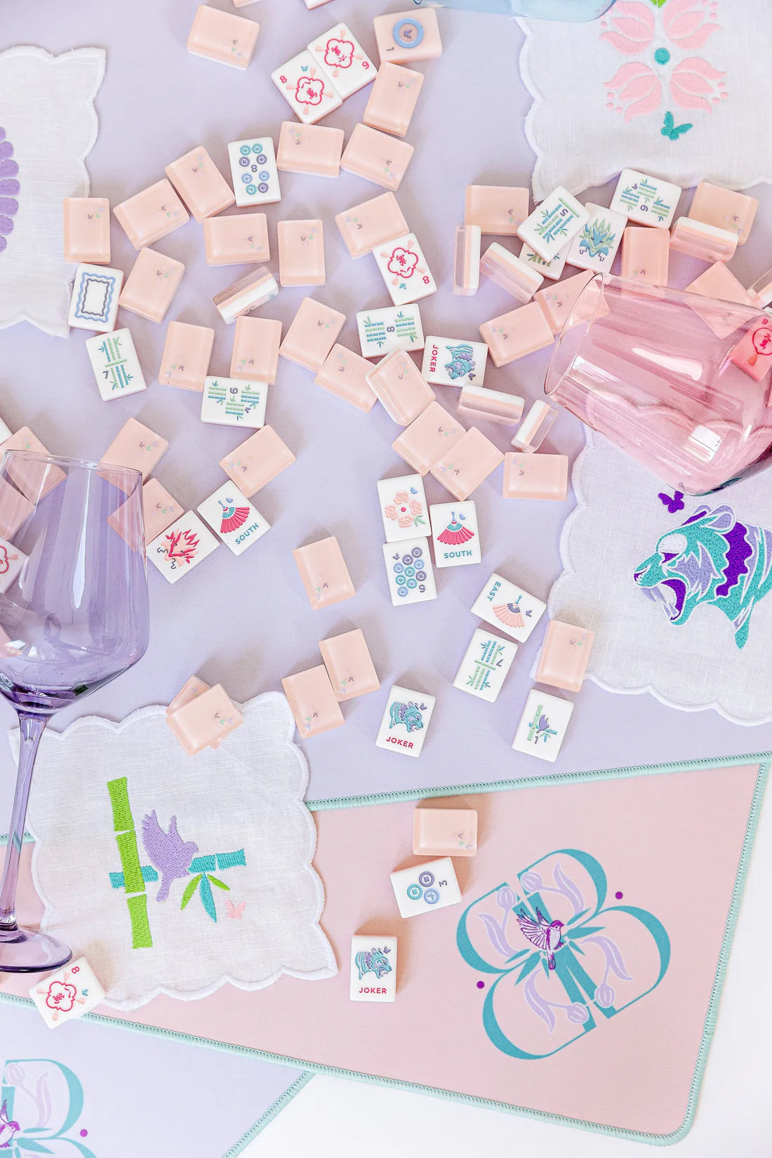 Bam Bird Boutique Game Mat- Pink