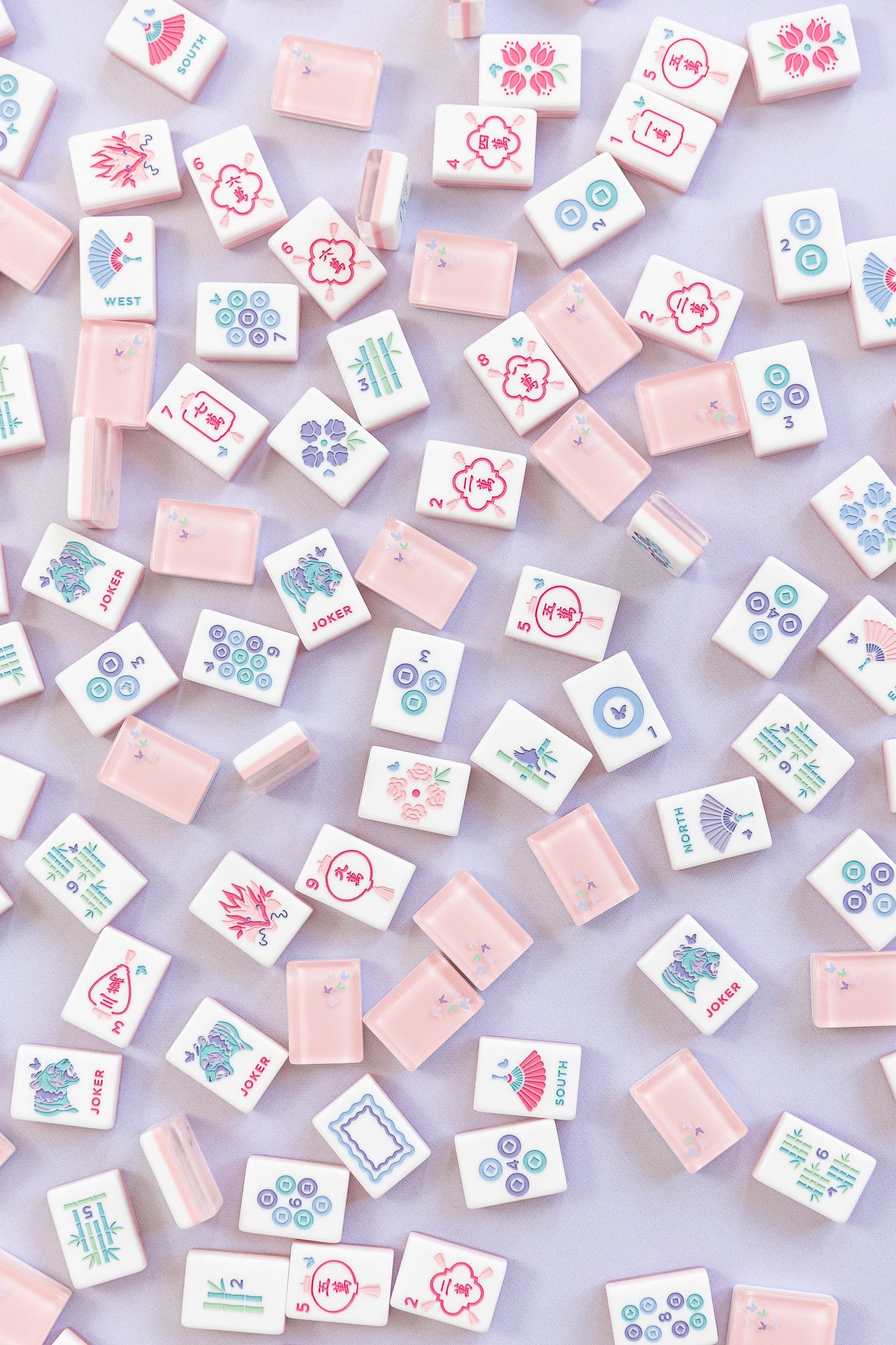 Bam Bird Boutique Tile Set- Pink
