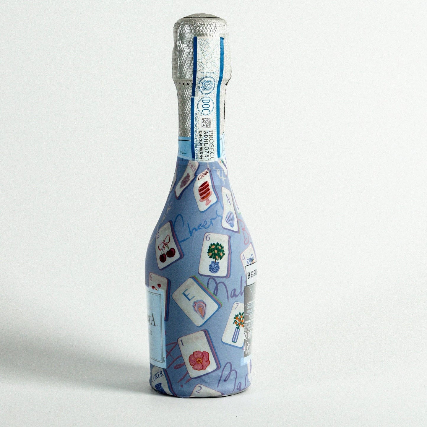 Beau Bottles Pastel Blue Mahjong - MINI Prosecco Collection - Six Pack