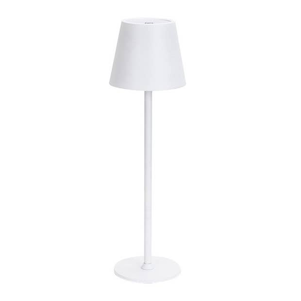 Sleek Cordless Table Lamp- Adjustable Lighting for Any Space: White