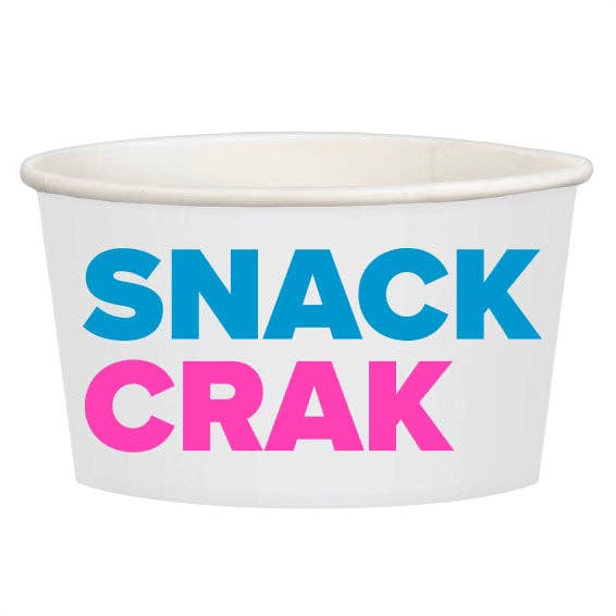 “SNACK CRAK” TREAT CUPS: NAVY AND BLUE