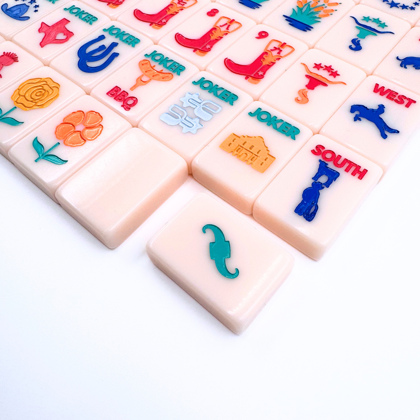 THE TEXAS SERIES | American Mahjong with Lone Star Flair | Colorful Unique Tiles