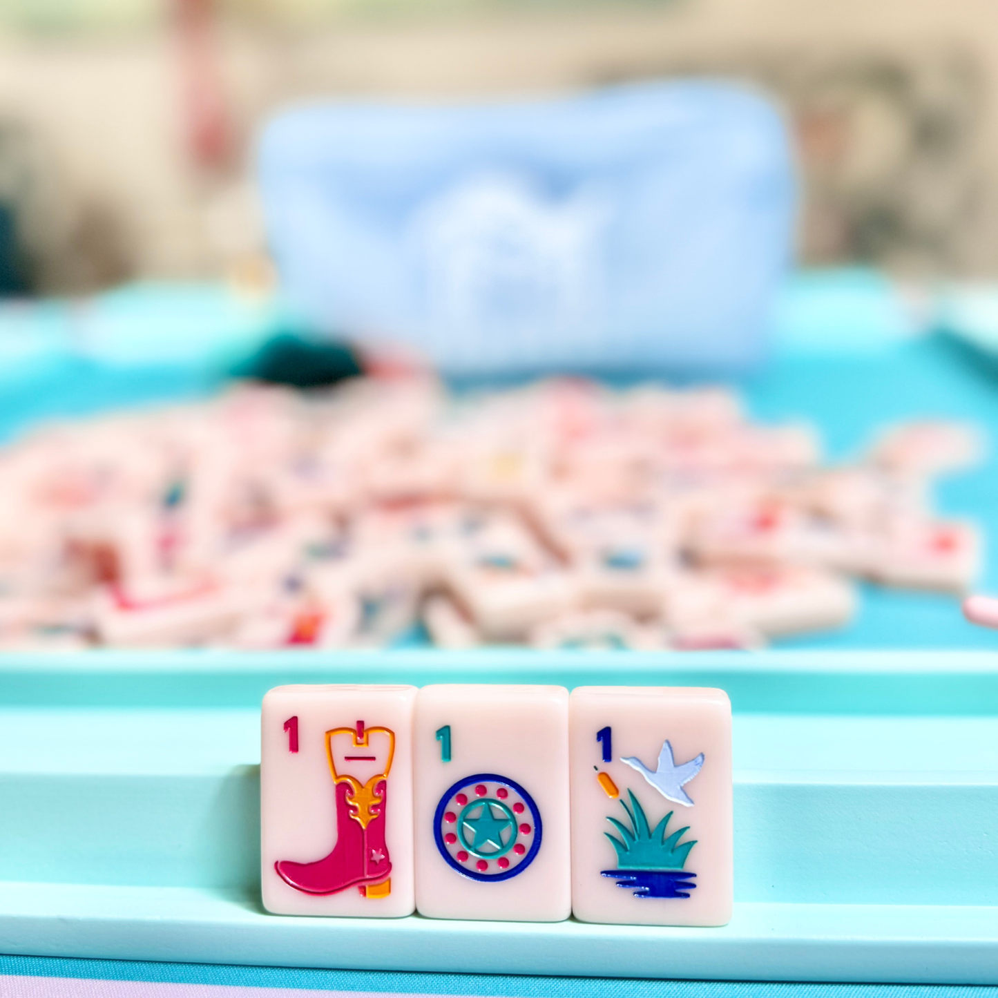 THE TEXAS SERIES | American Mahjong with Lone Star Flair | Colorful Unique Tiles