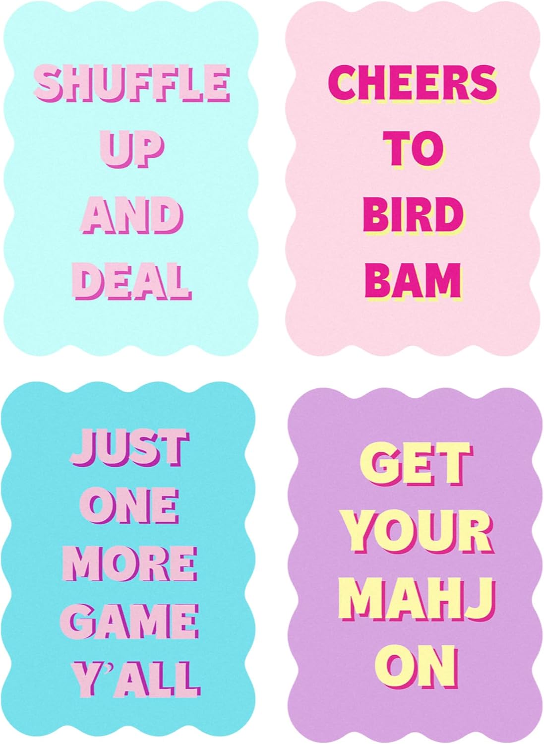 Scalloped Shufflers- Pastel