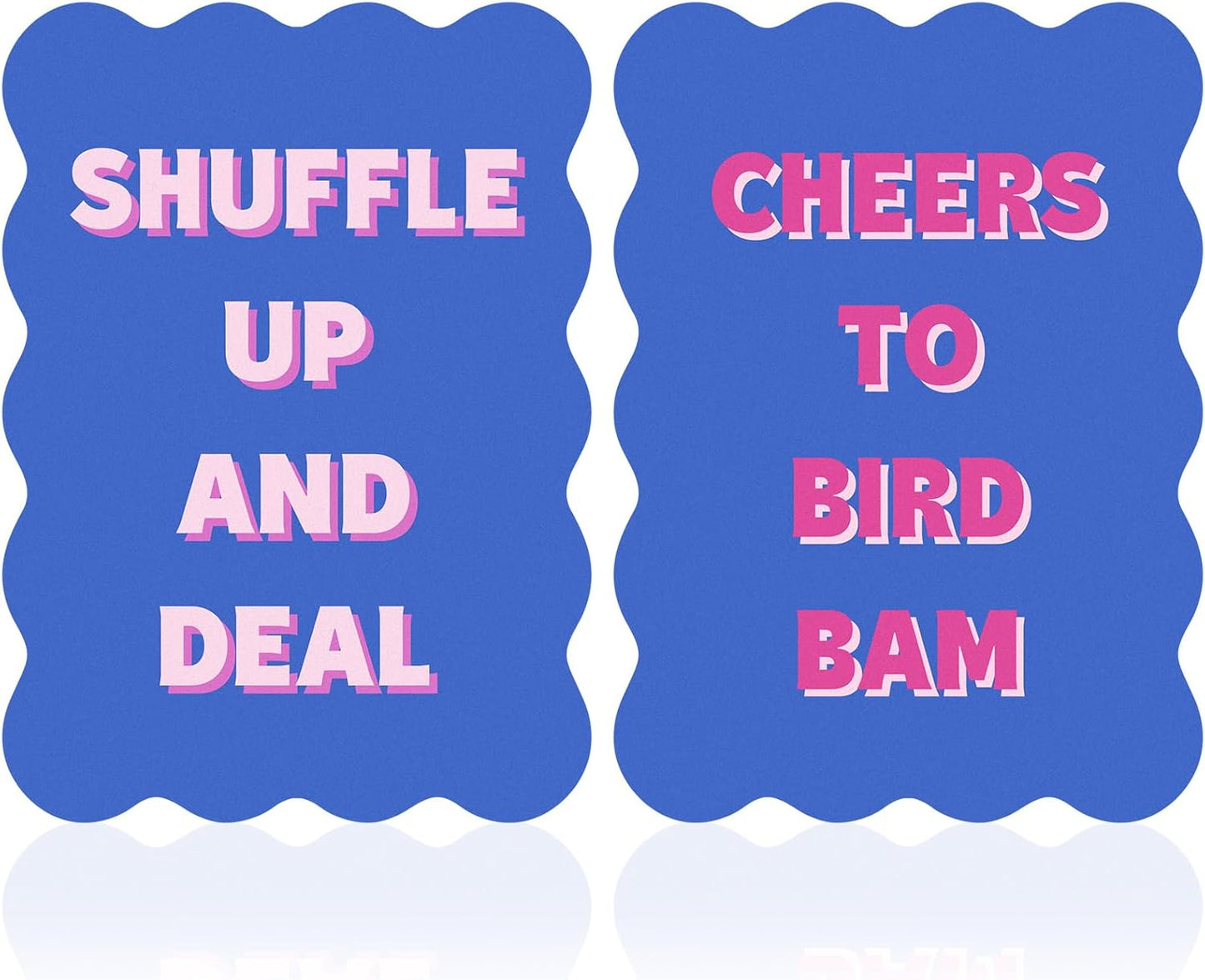 Scalloped Shufflers- Blue