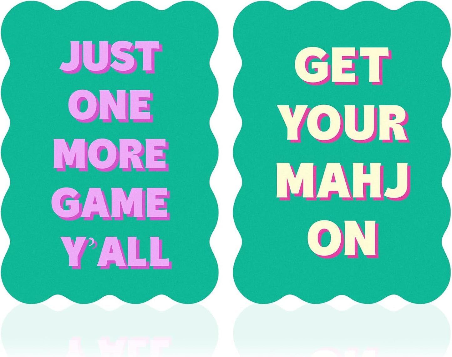 Scalloped Shufflers- Green