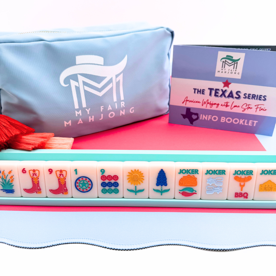 THE TEXAS SERIES | American Mahjong with Lone Star Flair | Colorful Unique Tiles