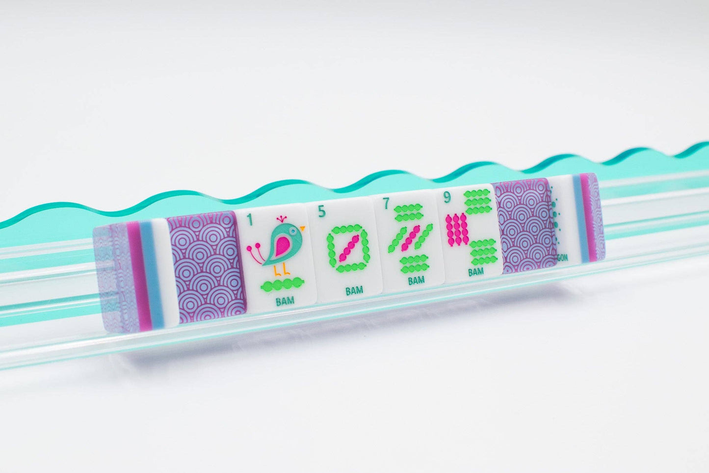 Crystal Confetti Purple | Mahjong with a Sprinkle of Color