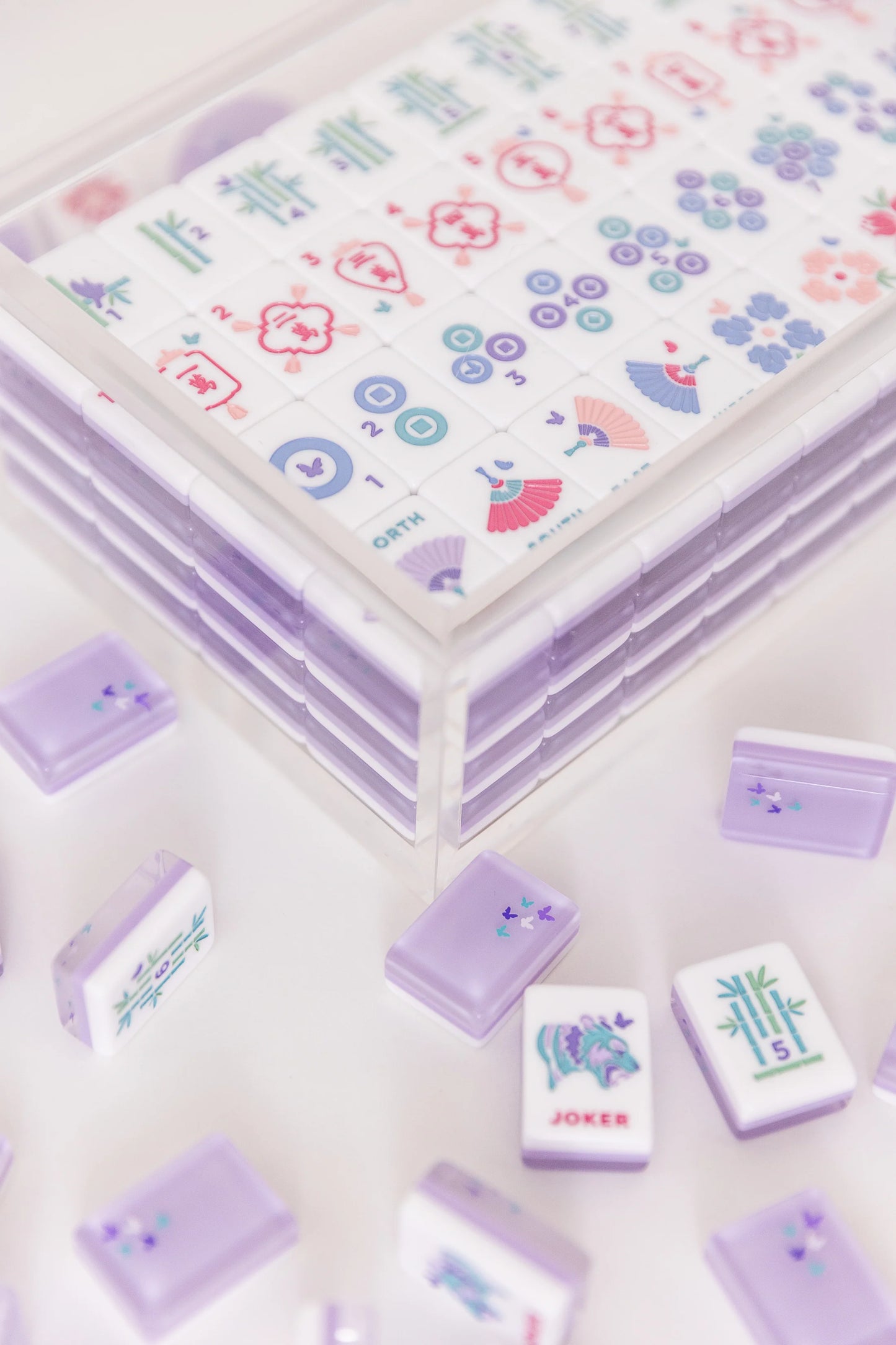 Bam Bird Boutique Tile Set- Lavender