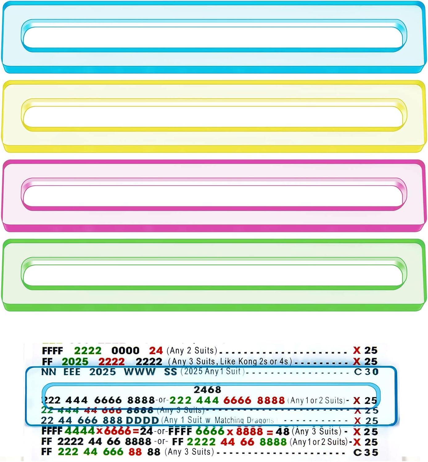 Line Readers- clear colorful