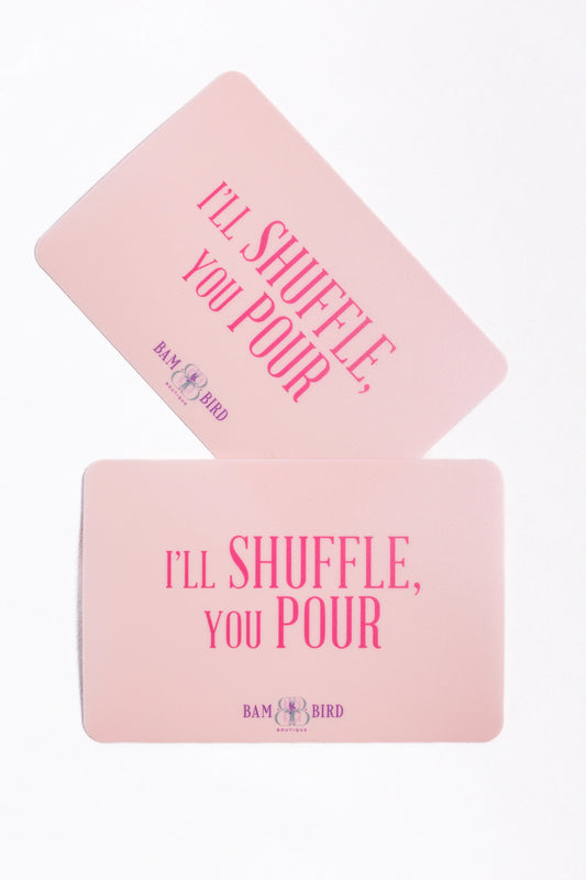 Bam Bird Boutique Shufflers- Pink