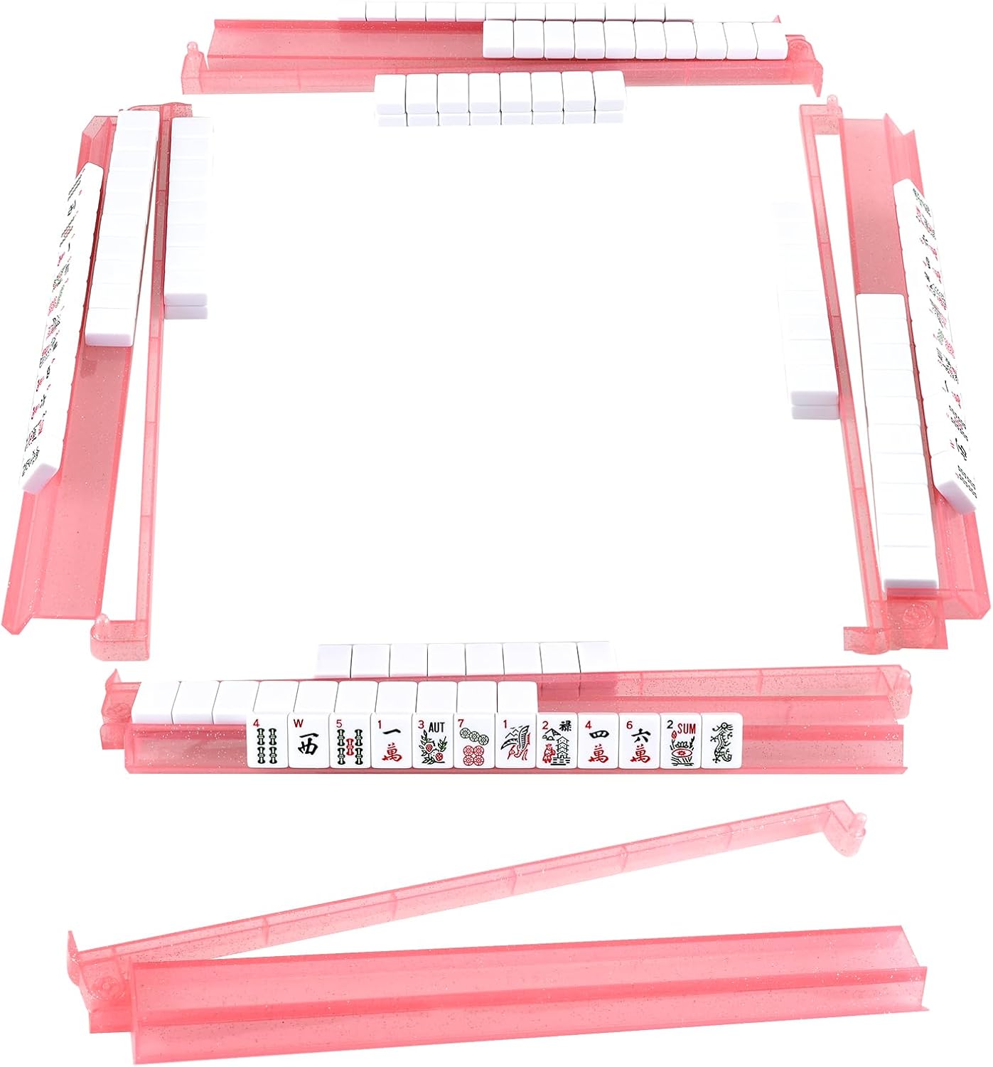 MAHJONG RACKS - pink glitter