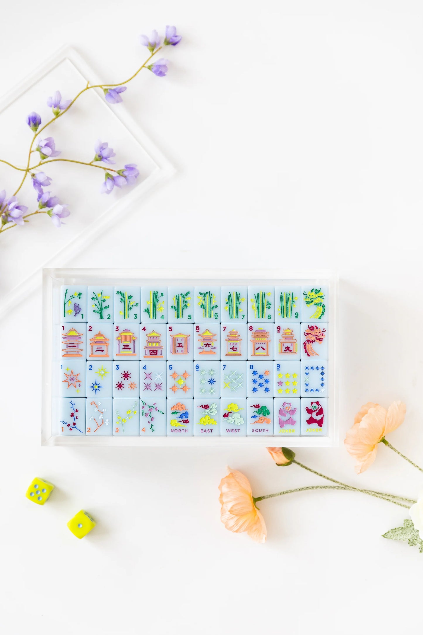 Bam Bird Boutique Tile Set- Sky Blue