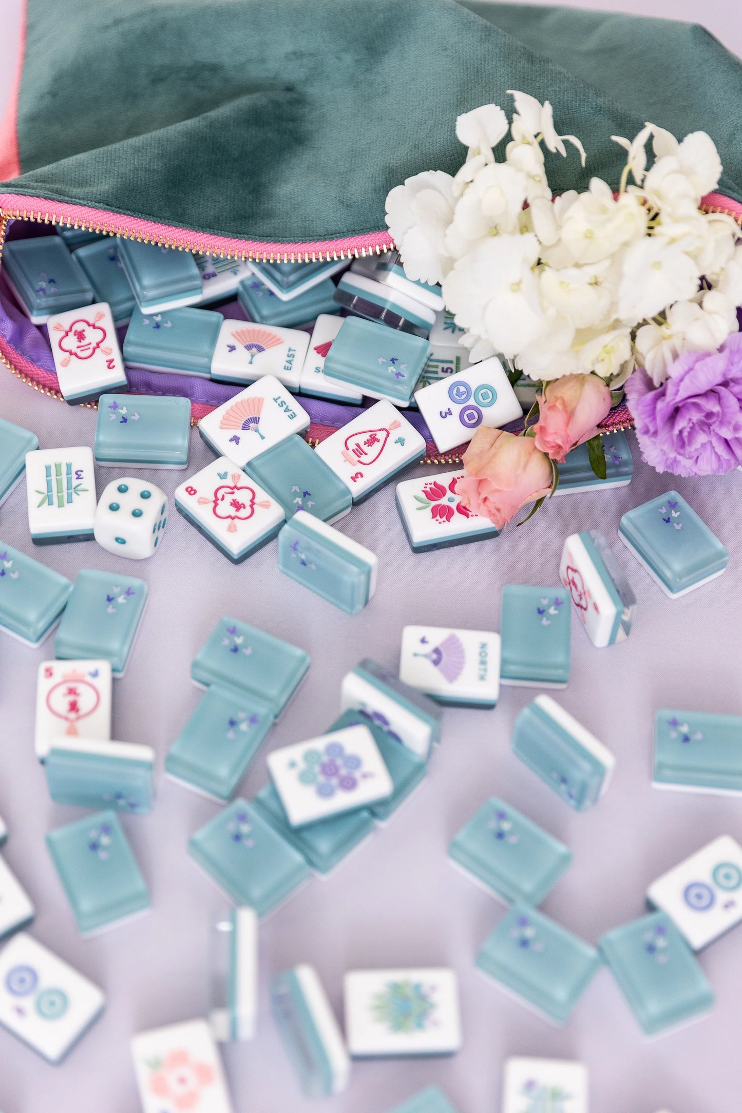 Bam Bird Boutique Tile Set- Teal