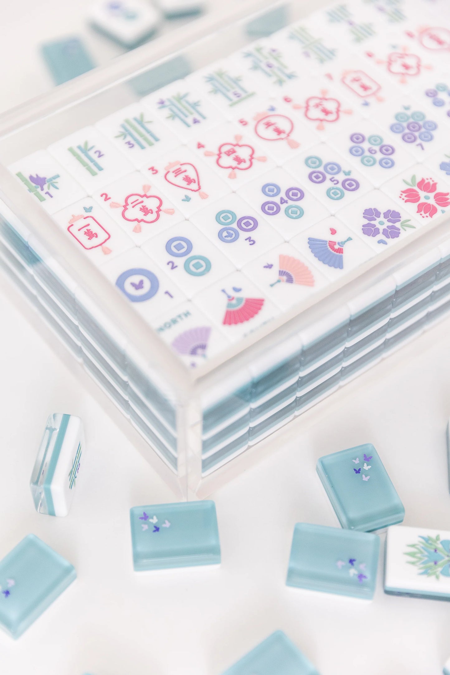 Bam Bird Boutique Tile Set- Teal