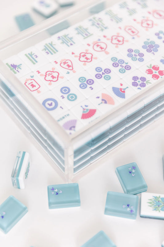 Bam Bird Boutique Tile Set- Teal